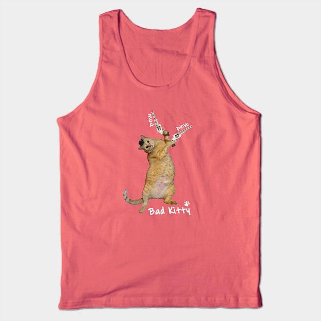 Bad Kitty Tank Top by RawSunArt